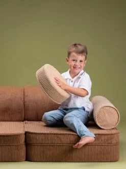 Kinder Wigiwama Modulares Kinder-Spielsofa Sugar aus Cord
