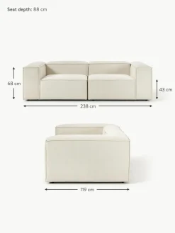 Westwing Collection Modulares Sofa Lennon (3-Sitzer)