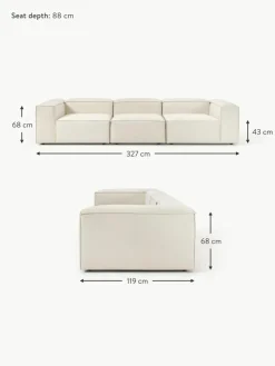 Westwing Collection Modulares Sofa Lennon (4-Sitzer)
