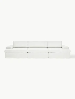Westwing Collection Modulares Sofa Russell (4-Sitzer) mit abnehmbaren Bezügen