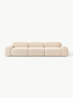 Westwing Collection Modulares Sofa Wolke (4-Sitzer) aus Bouclé
