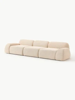 Westwing Collection Modulares Sofa Wolke (4-Sitzer) aus Bouclé