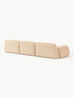 Westwing Collection Modulares Sofa Wolke (4-Sitzer) aus Bouclé