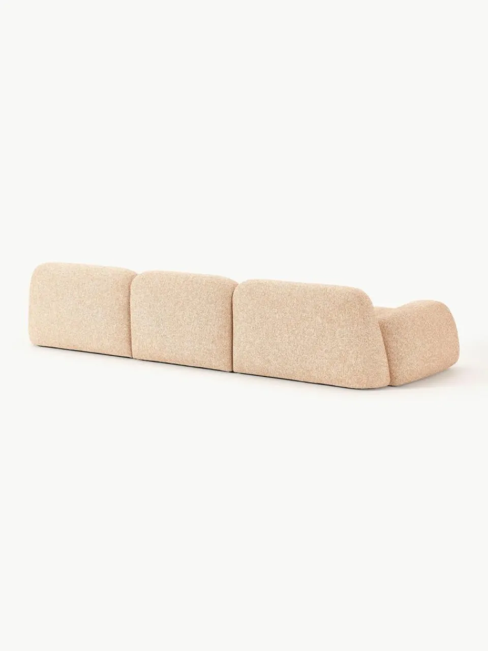 Westwing Collection Modulares Sofa Wolke (4-Sitzer) aus Bouclé