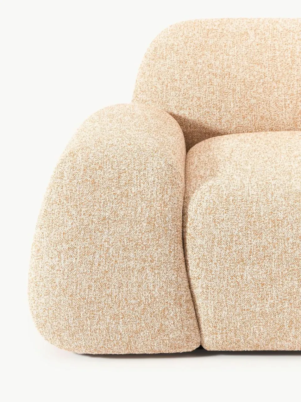 Westwing Collection Modulares Sofa Wolke (4-Sitzer) aus Bouclé