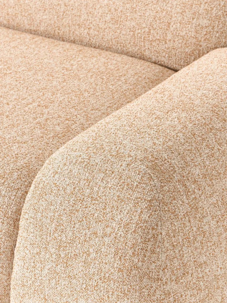 Westwing Collection Modulares Sofa Wolke (4-Sitzer) aus Bouclé