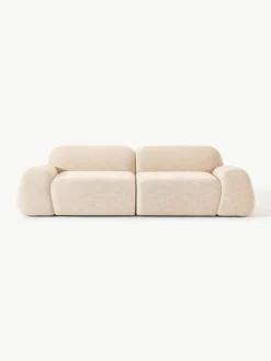 Westwing Collection Modulares Sofa Wolke (3-Sitzer) aus Bouclé