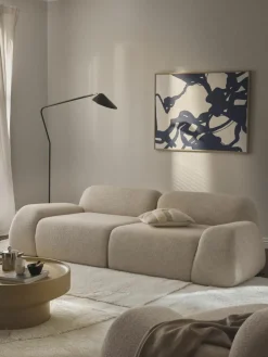 Westwing Collection Modulares Sofa Wolke (3-Sitzer) aus Bouclé