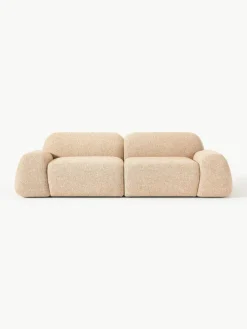 Westwing Collection Modulares Sofa Wolke (3-Sitzer) aus Bouclé