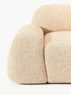 Westwing Collection Modulares Sofa Wolke (3-Sitzer) aus Bouclé