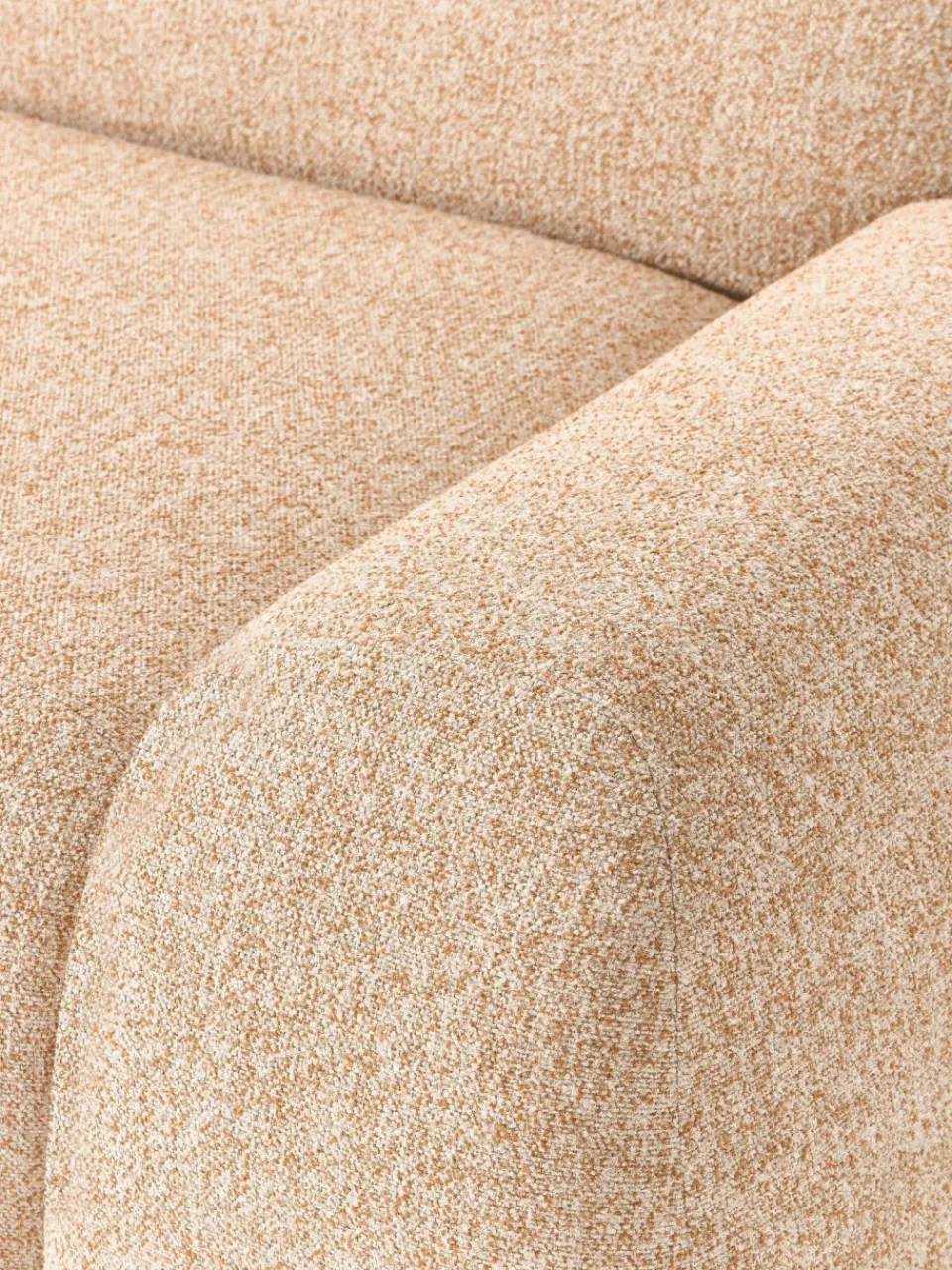 Westwing Collection Modulares Sofa Wolke (3-Sitzer) aus Bouclé
