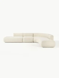 Westwing Collection Modulares Teddy-Ecksofa Sofia (4-Sitzer)