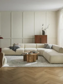Westwing Collection Modulares Teddy-Ecksofa Sofia (4-Sitzer)