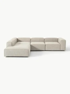 Westwing Collection Modulares XL-Ecksofa Lennon aus Leinen-Mix