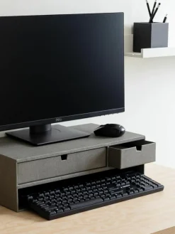 Bigso Box of Sweden Monitorerhöhung Ted mit Schubladen