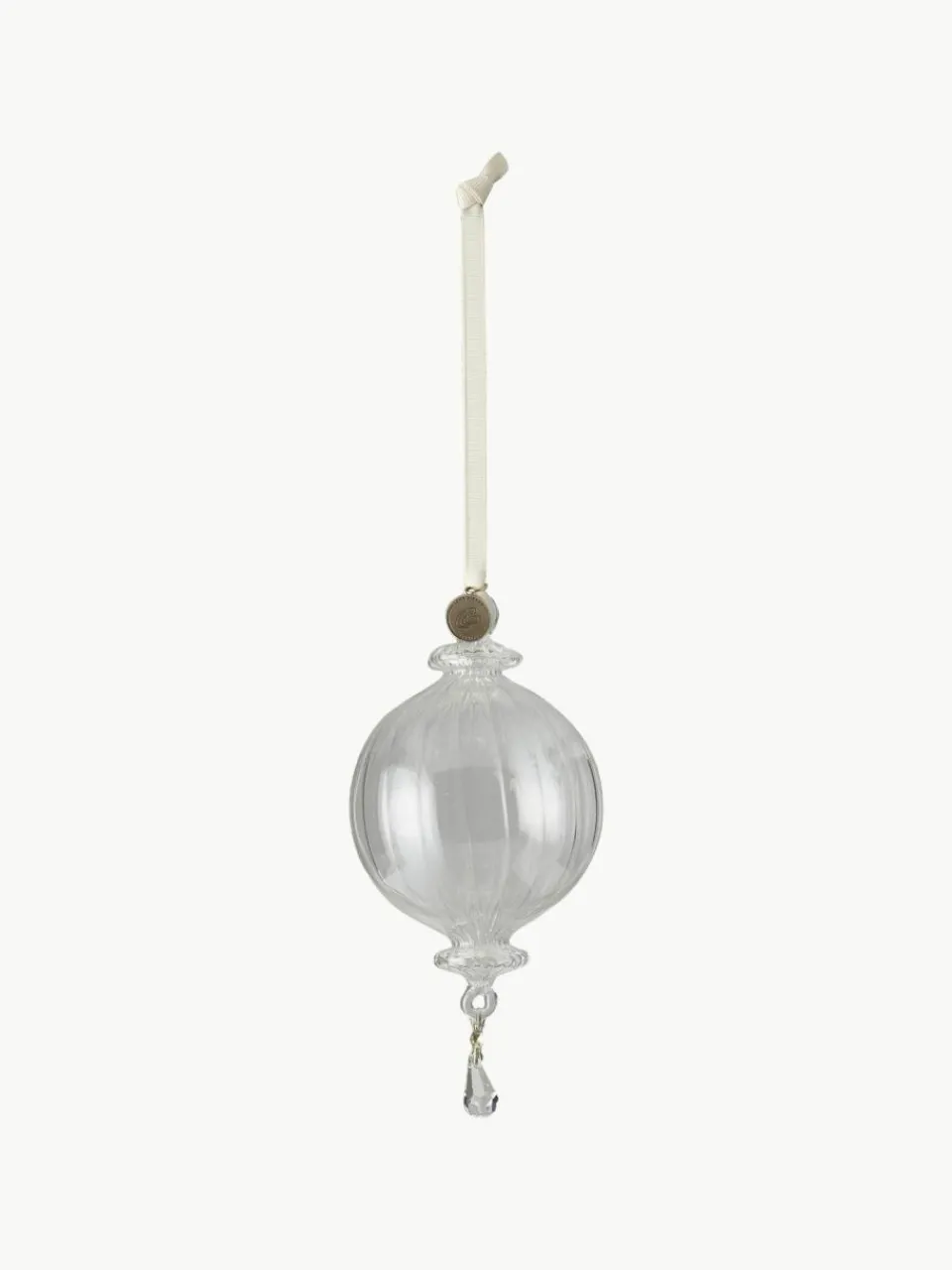 Lene Bjerre Mundgeblasene Baumanhänger Genuine, H 16 cm, 6 Stück