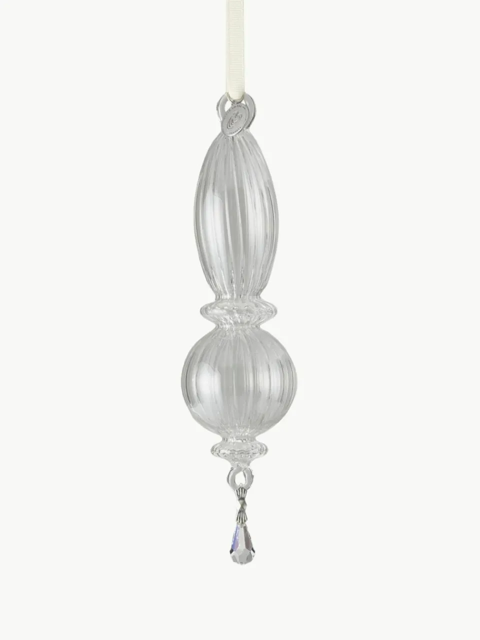 Lene Bjerre Mundgeblasene Baumanhänger Genuine, H 20 cm, 6 Stück