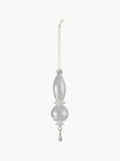 Lene Bjerre Mundgeblasene Baumanhänger Genuine, H 20 cm, 6 Stück