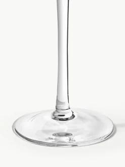 Westwing Collection Mundgeblasene Champagnerschalen Swirl, 4 Stück