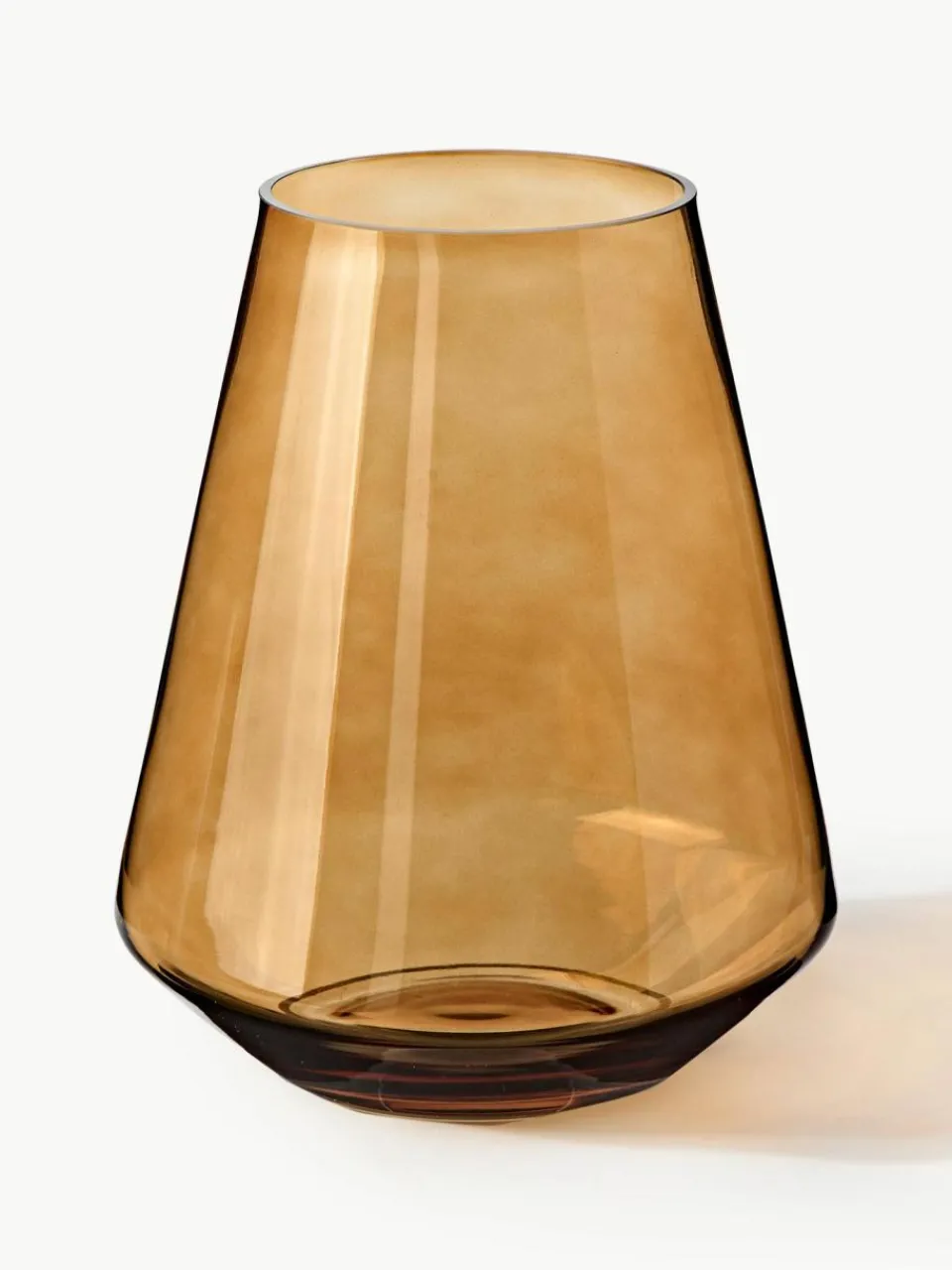 Westwing Collection Mundgeblasene Glas-Vase Joyce, H 21 cm