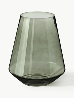 Westwing Collection Mundgeblasene Glas-Vase Joyce, H 21 cm