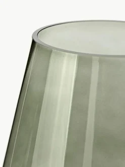 Westwing Collection Mundgeblasene Glas-Vase Joyce, H 21 cm