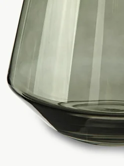 Westwing Collection Mundgeblasene Glas-Vase Joyce, H 21 cm