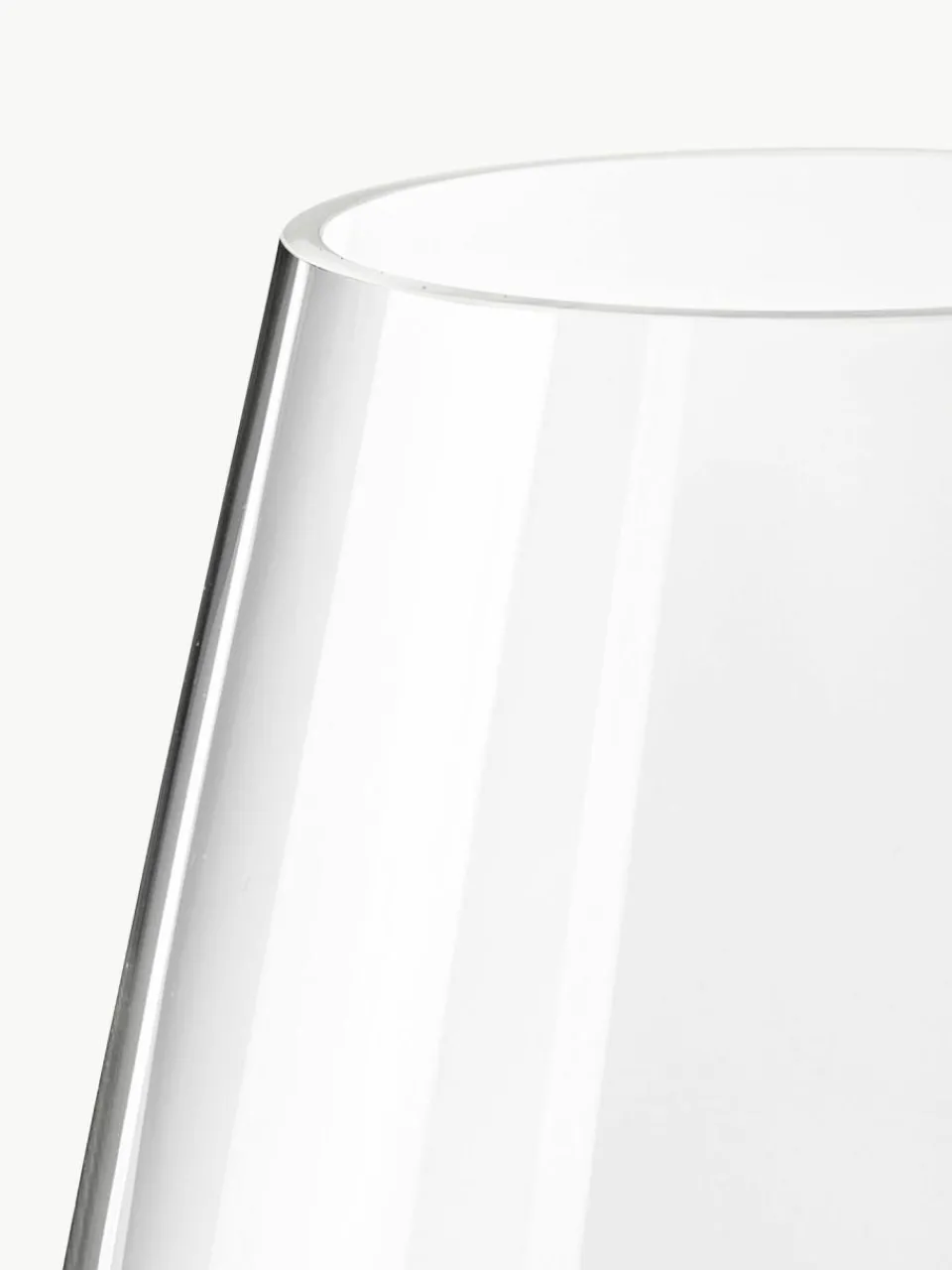 Westwing Collection Mundgeblasene Glas-Vase Joyce, H 21 cm