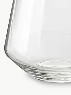 Westwing Collection Mundgeblasene Glas-Vase Joyce, H 21 cm