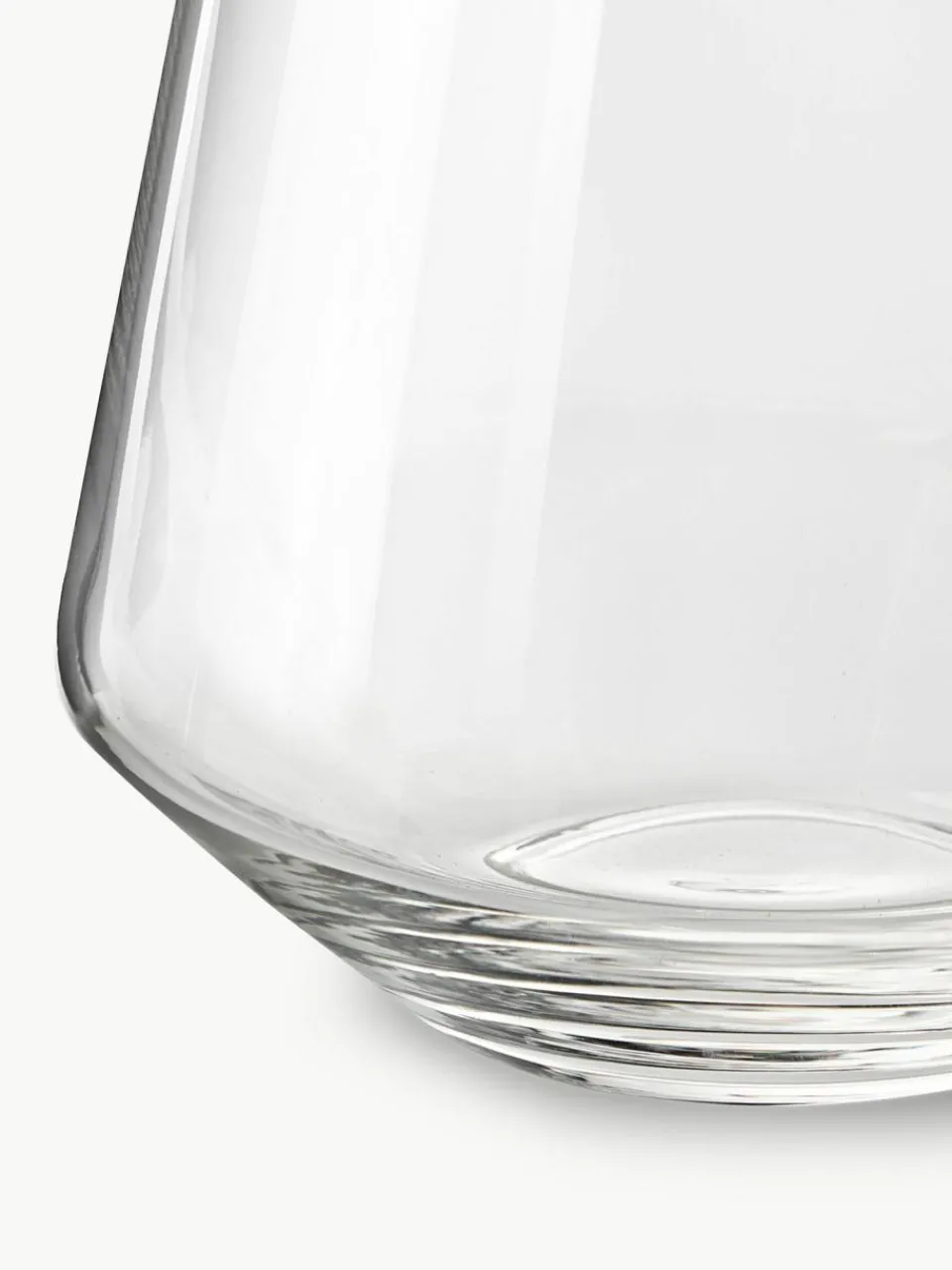 Westwing Collection Mundgeblasene Glas-Vase Joyce, H 21 cm