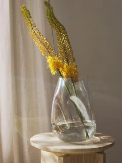 Westwing Collection Mundgeblasene Glas-Vase Rainbow, H 26 cm