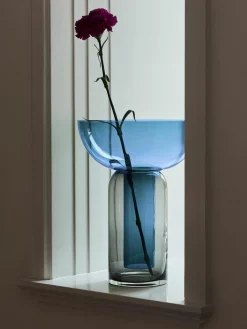 Aytm Mundgeblasene Glas-Vase Torus, H 33 cm