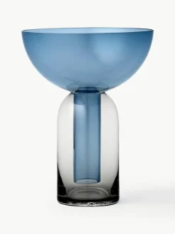 Aytm Mundgeblasene Glas-Vase Torus, H 20 cm