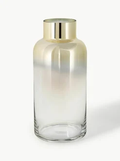 Westwing Collection Mundgeblasene Glas-Vase Uma, H 35 cm