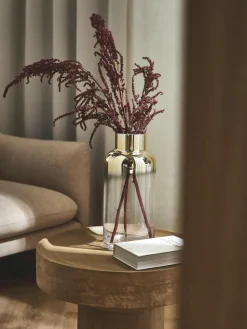 Westwing Collection Mundgeblasene Glas-Vase Uma, H 35 cm