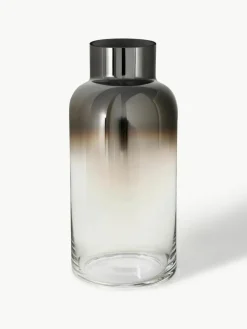 Westwing Collection Mundgeblasene Glas-Vase Uma, H 35 cm