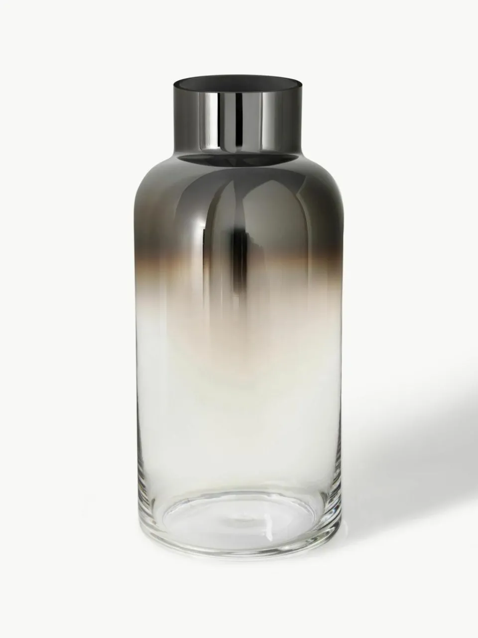 Westwing Collection Mundgeblasene Glas-Vase Uma, H 35 cm