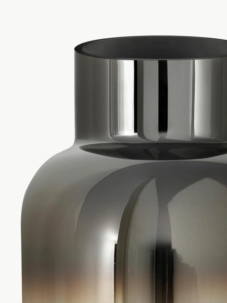 Westwing Collection Mundgeblasene Glas-Vase Uma, H 35 cm