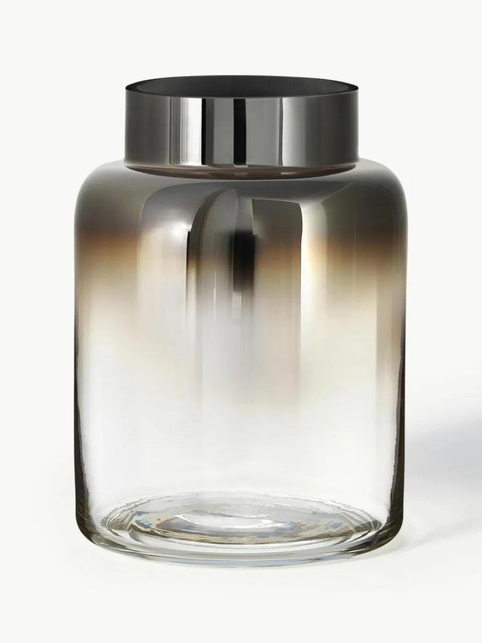 Westwing Collection Mundgeblasene Glas-Vase Uma, H 20 cm