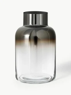 Westwing Collection Mundgeblasene Glas-Vase Uma, H 27 cm