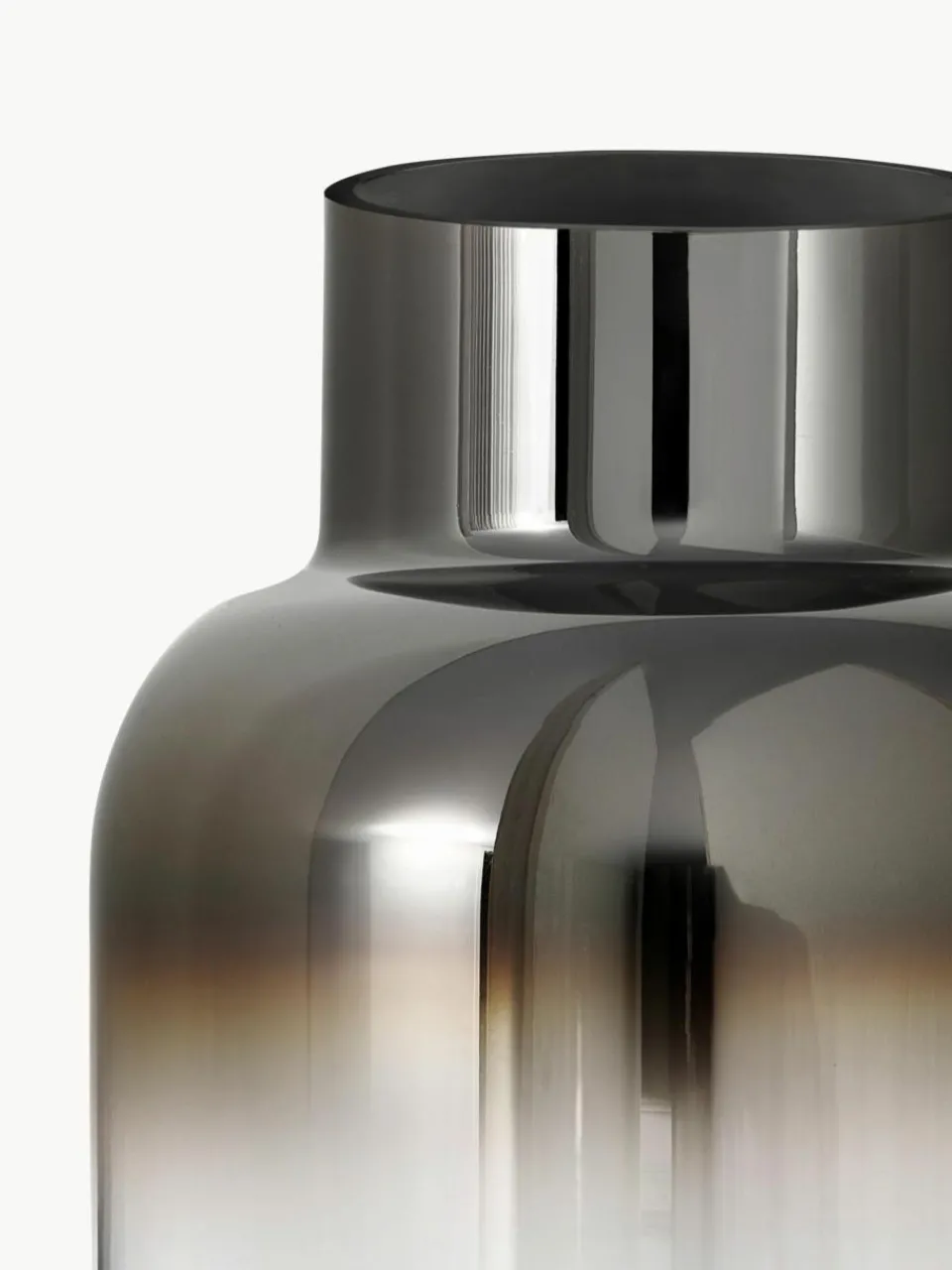 Westwing Collection Mundgeblasene Glas-Vase Uma, H 27 cm