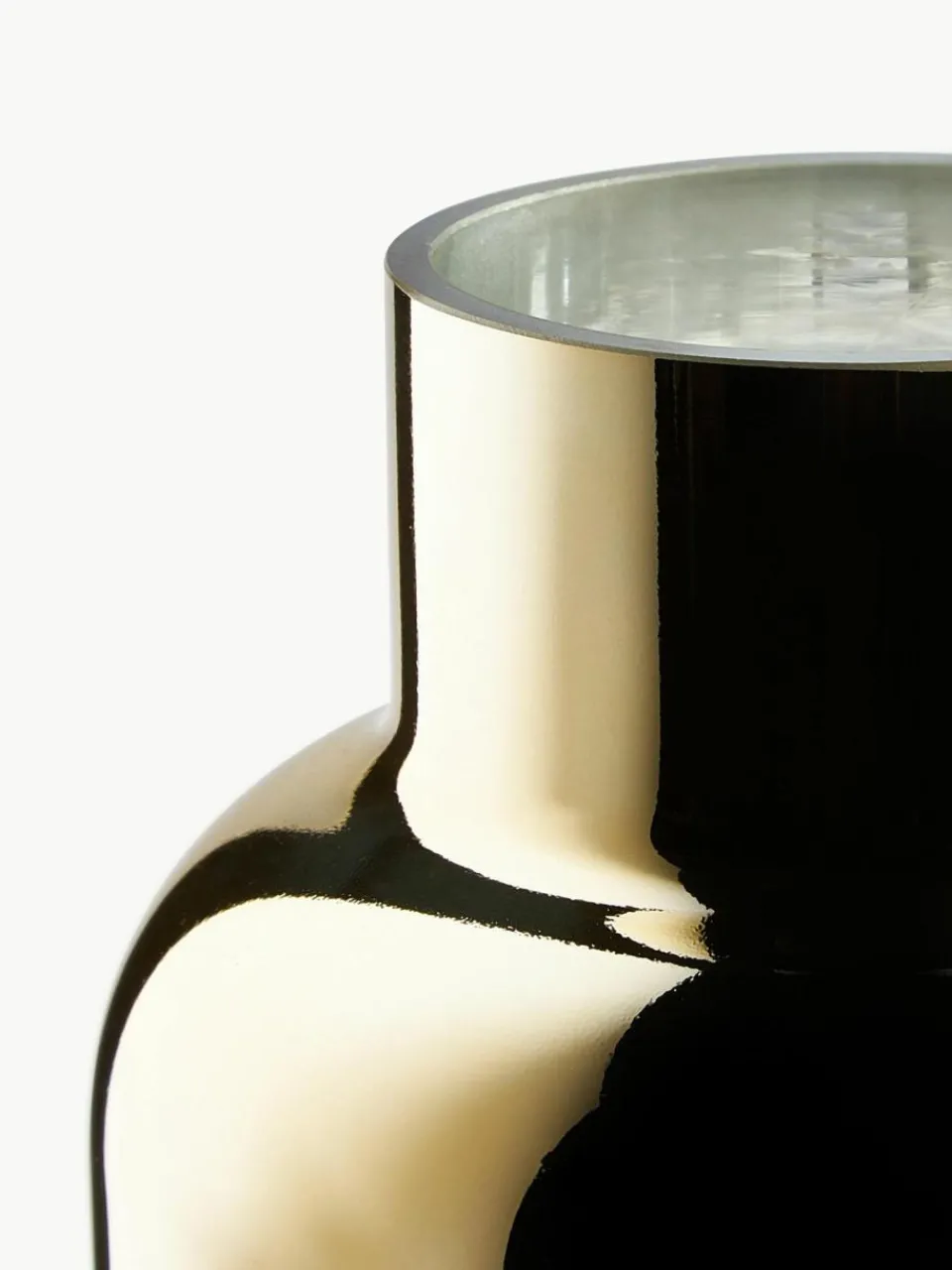 Westwing Collection Mundgeblasene Glas-Vase Uma, H 27 cm