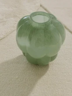 Aytm Mundgeblasene Glas-Vase Uva, H 22 cm