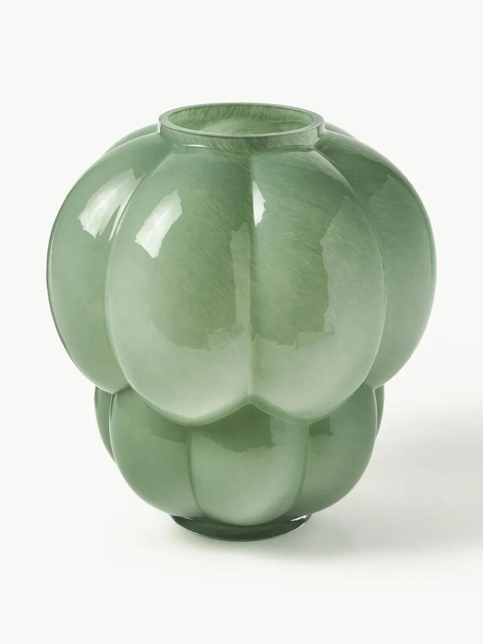 Aytm Mundgeblasene Glas-Vase Uva, H 35 cm