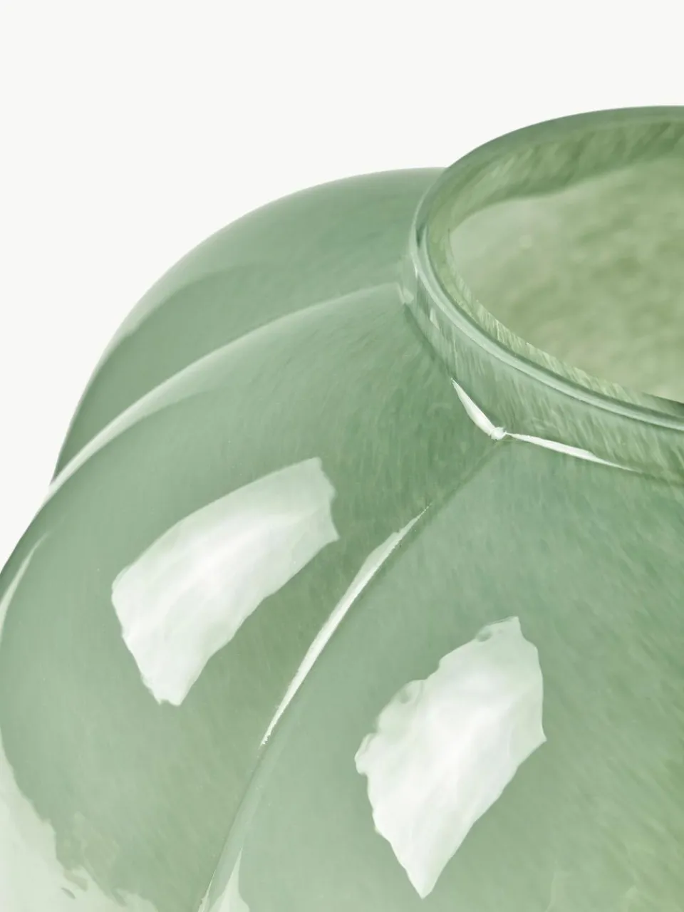 Aytm Mundgeblasene Glas-Vase Uva, H 35 cm