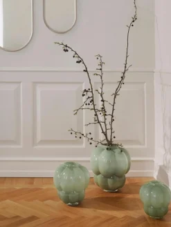 Aytm Mundgeblasene Glas-Vase Uva, H 35 cm