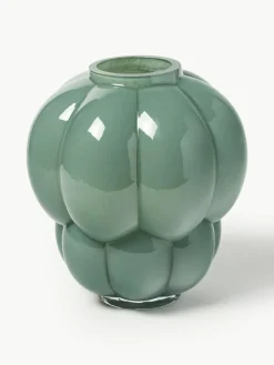 Aytm Mundgeblasene Glas-Vase Uva, H 28 cm