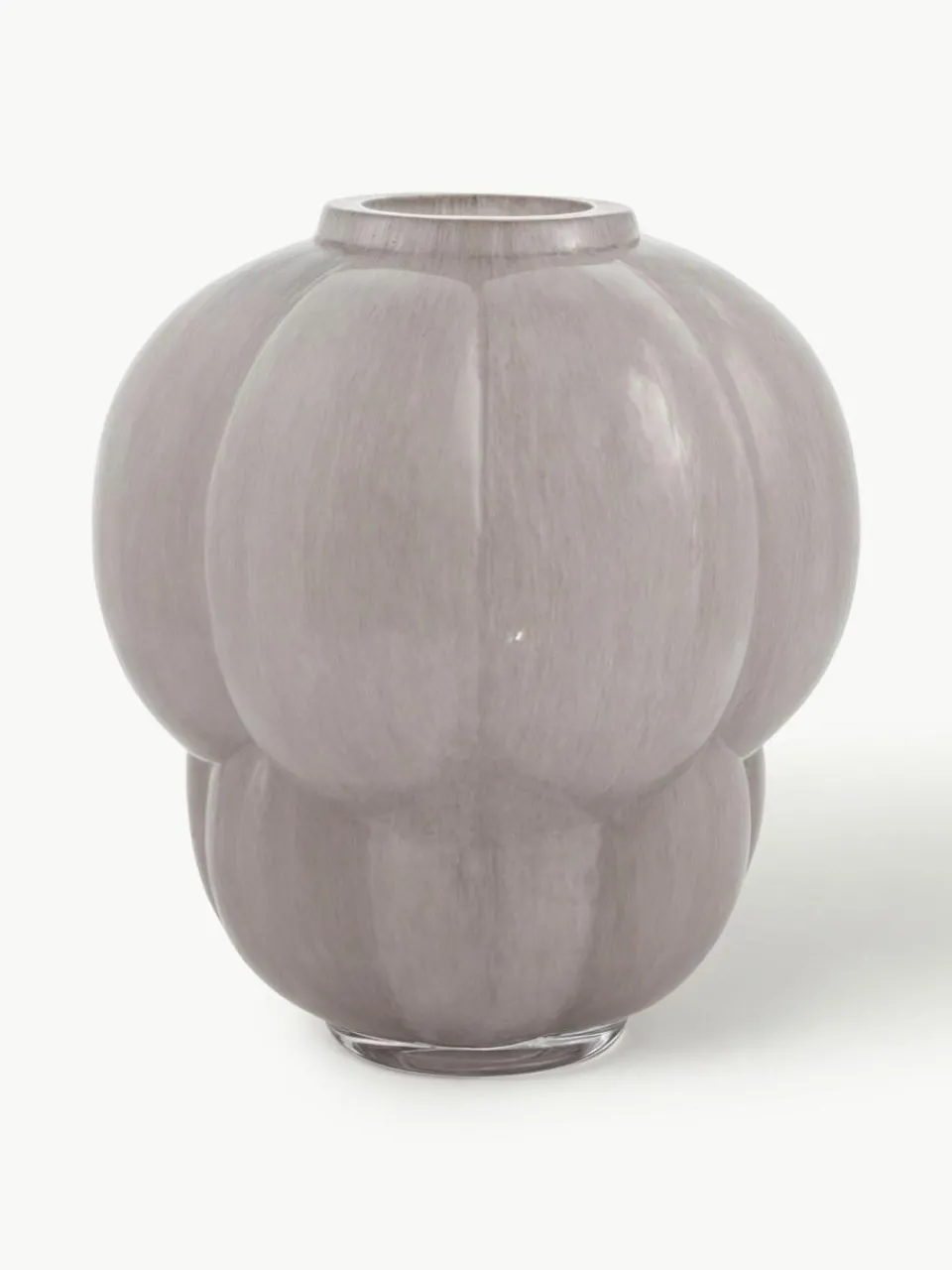 Aytm Mundgeblasene Glas-Vase Uva, H 22 cm