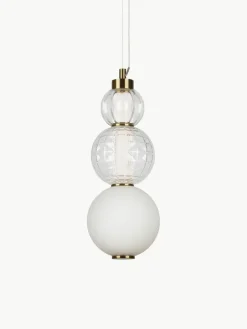 Maytoni Mundgeblasene kleine LED-Pendelleuchte Collar
