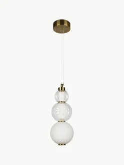 Maytoni Mundgeblasene kleine LED-Pendelleuchte Collar